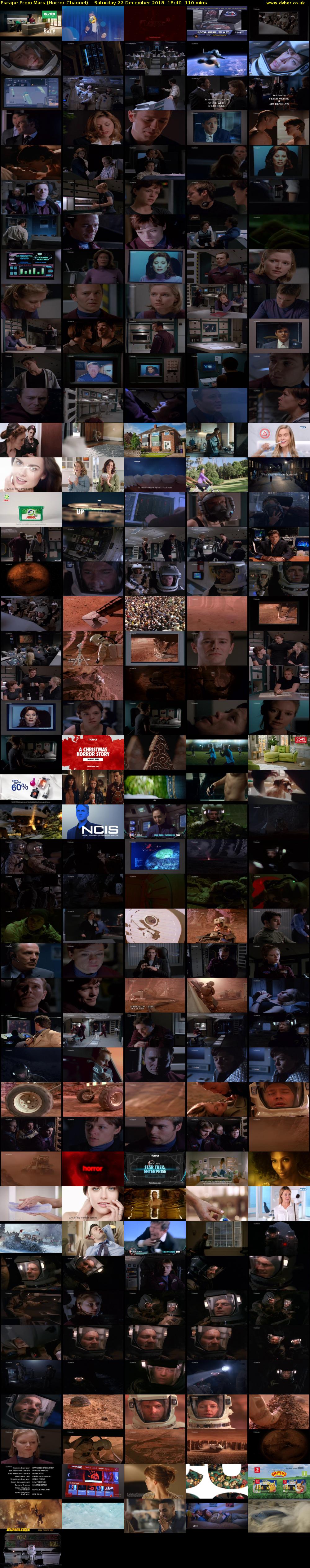 Escape From Mars (Horror Channel) Saturday 22 December 2018 18:40 - 20:30