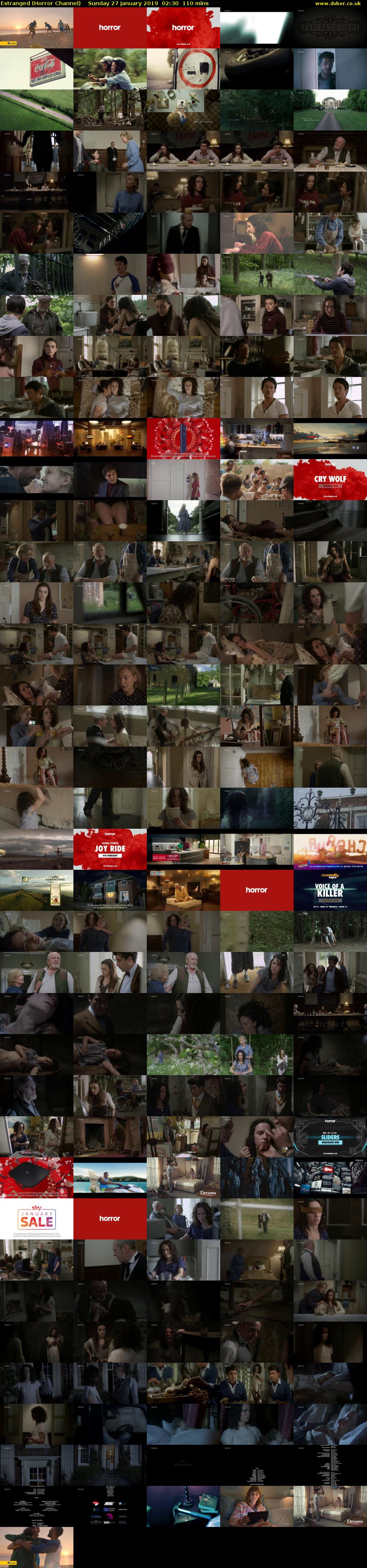 Estranged (Horror Channel) Sunday 27 January 2019 02:30 - 04:20