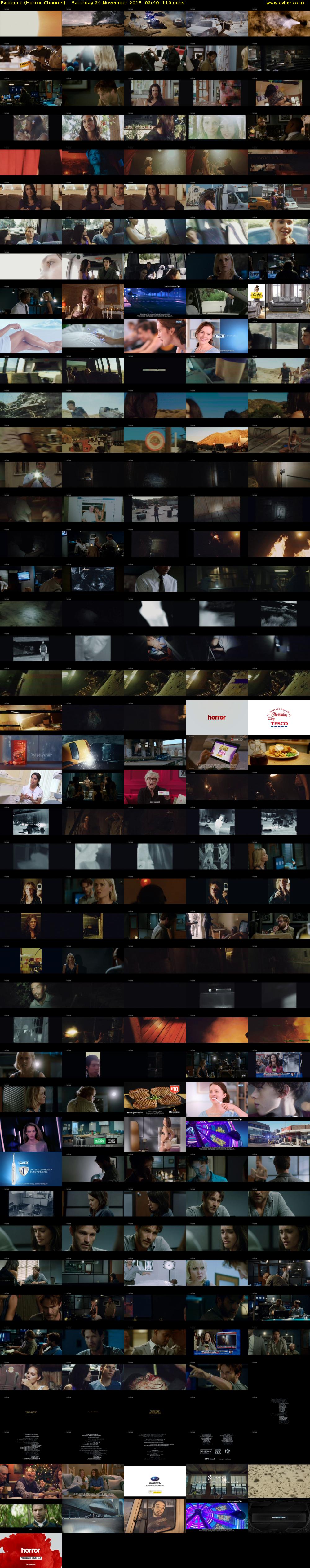 Evidence (Horror Channel) Saturday 24 November 2018 02:40 - 04:30