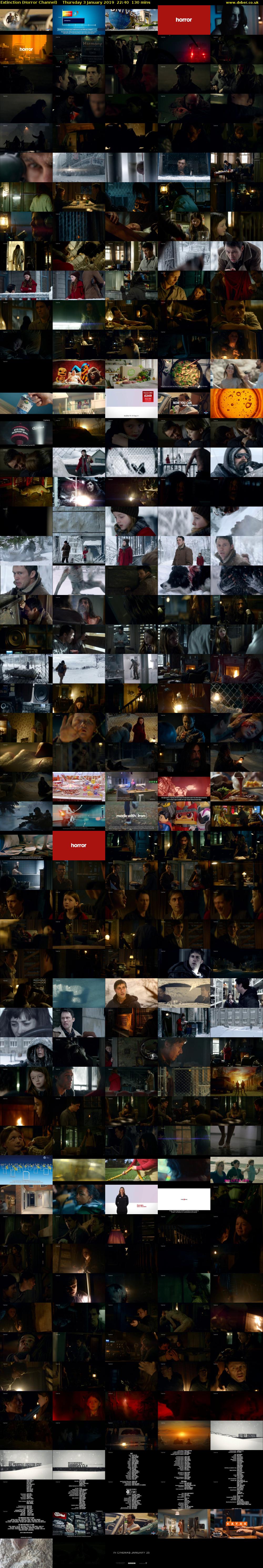 Extinction (Horror Channel) Thursday 3 January 2019 22:40 - 00:50