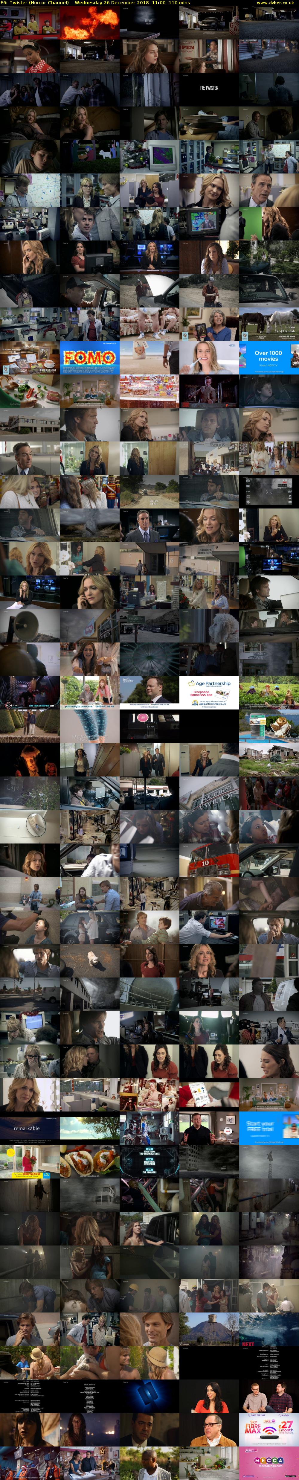 F6: Twister (Horror Channel) Wednesday 26 December 2018 11:00 - 12:50