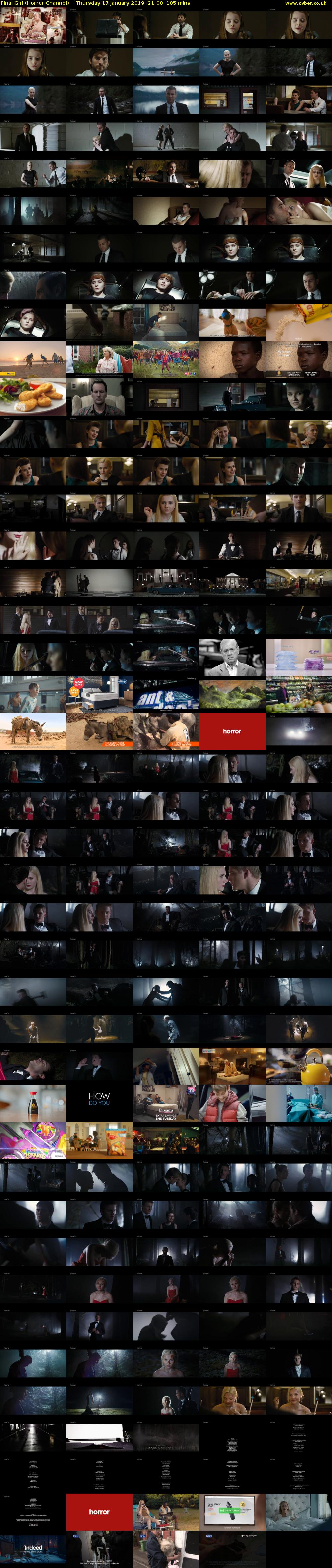 Final Girl (Horror Channel) Thursday 17 January 2019 21:00 - 22:45