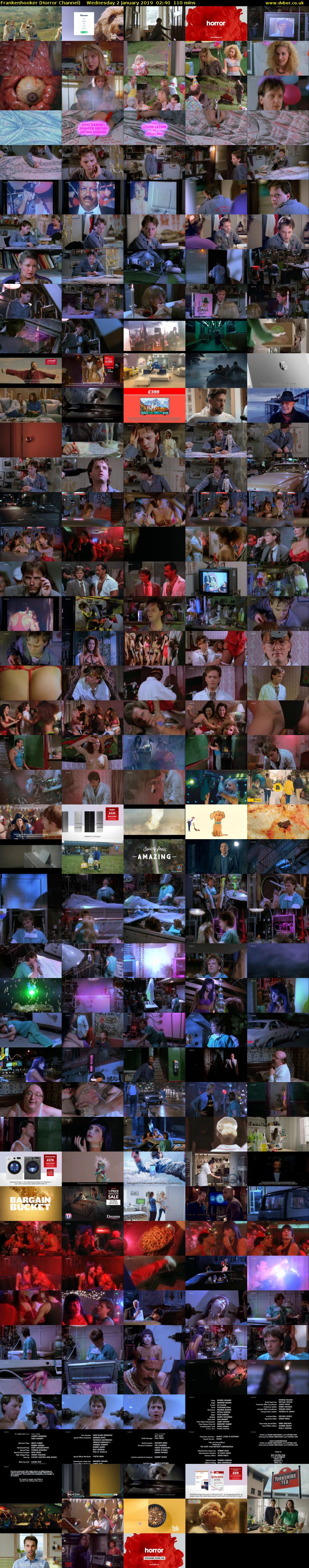 Frankenhooker (Horror Channel) Wednesday 2 January 2019 02:40 - 04:30