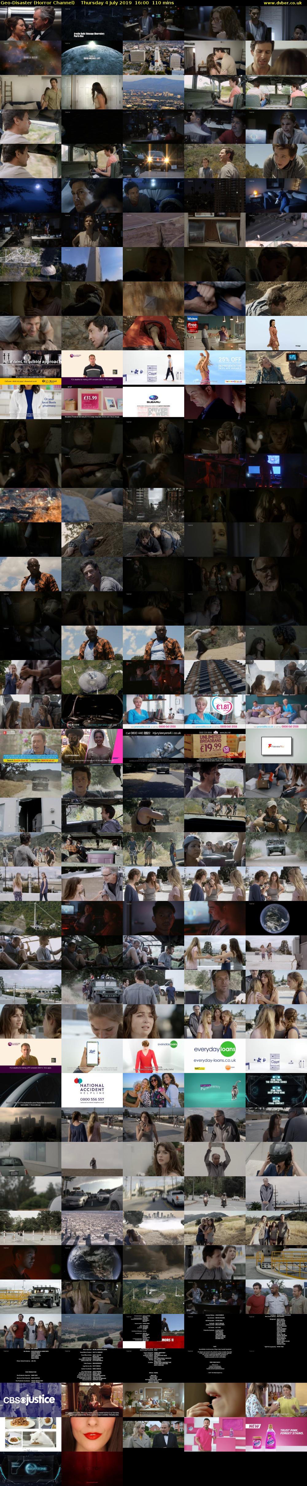 Geo-Disaster (Horror Channel) Thursday 4 July 2019 16:00 - 17:50