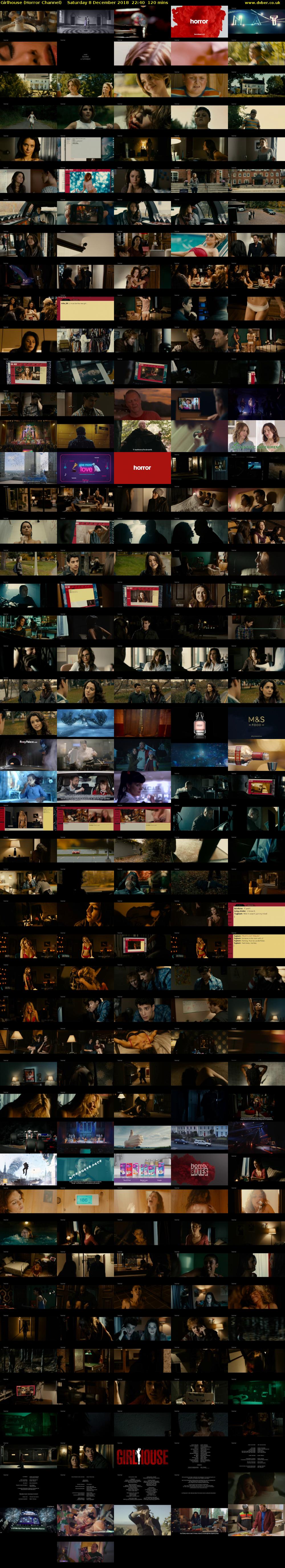 Girlhouse (Horror Channel) Saturday 8 December 2018 22:40 - 00:40