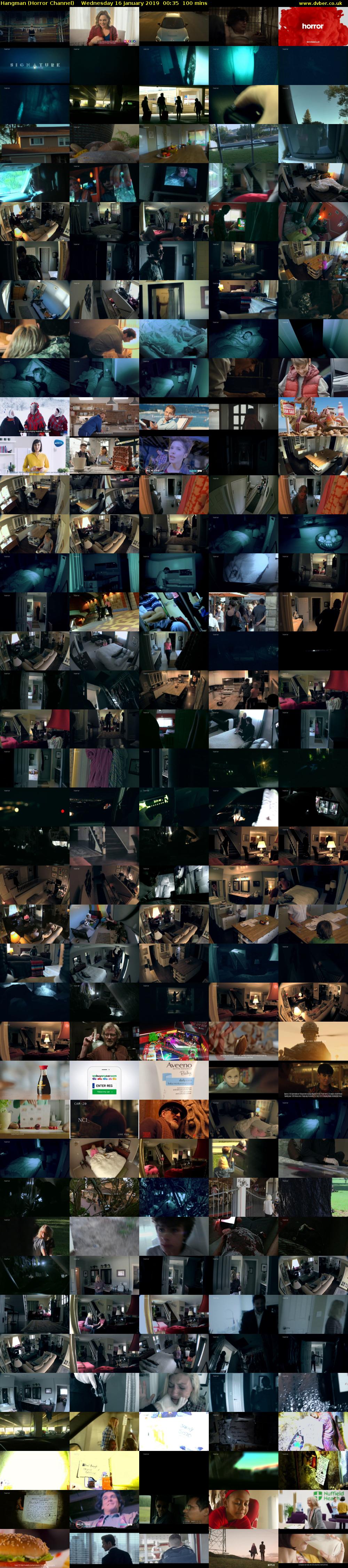 Hangman (Horror Channel) Wednesday 16 January 2019 00:35 - 02:15