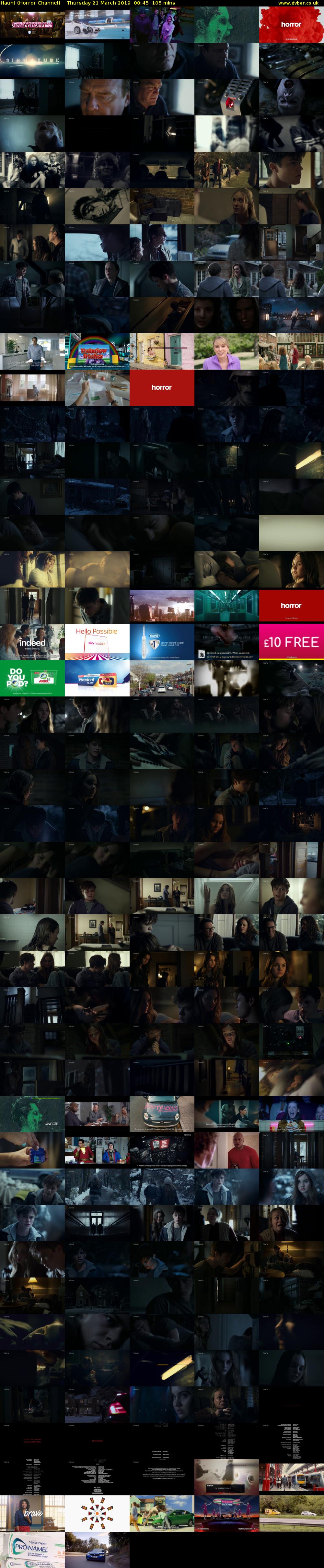 Haunt (Horror Channel) Thursday 21 March 2019 00:45 - 02:30