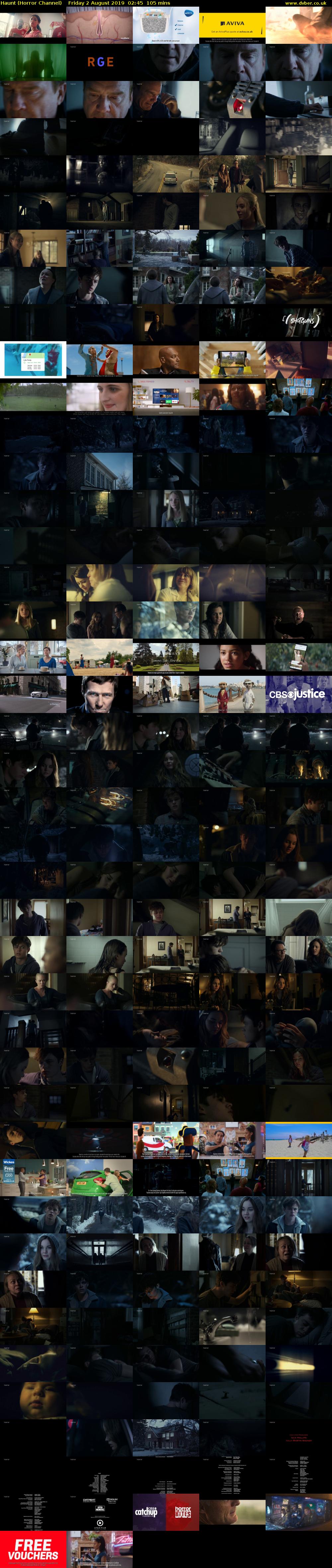 Haunt (Horror Channel) Friday 2 August 2019 02:45 - 04:30
