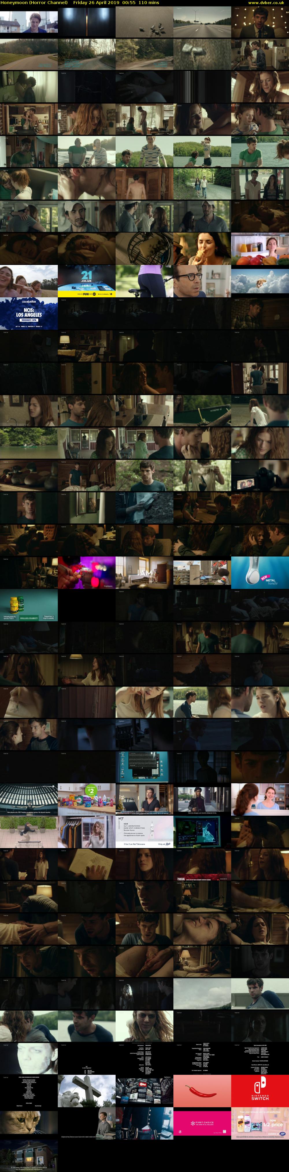 Honeymoon (Horror Channel) Friday 26 April 2019 00:55 - 02:45