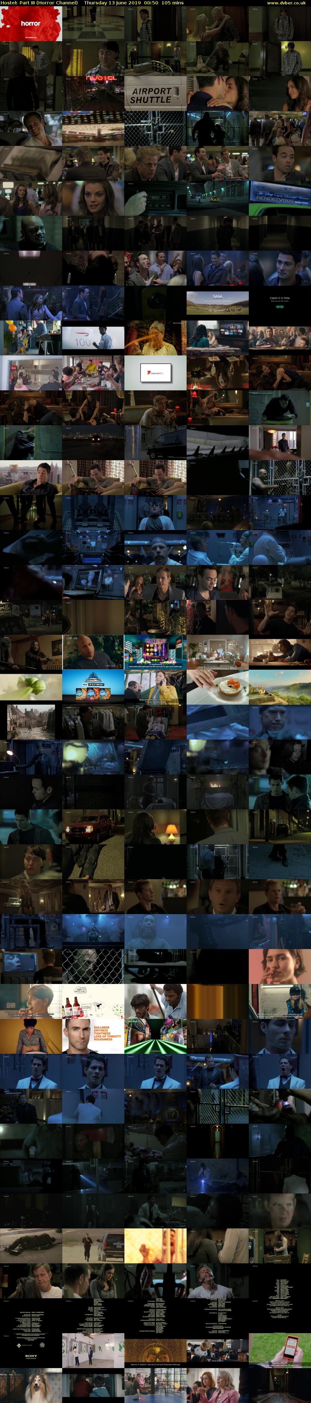 Hostel: Part III (Horror Channel) Thursday 13 June 2019 00:50 - 02:35