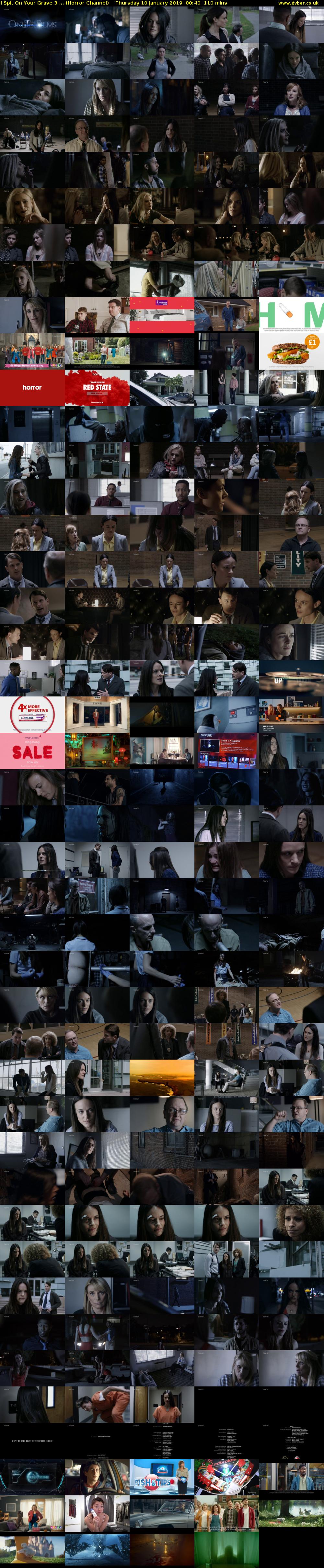 I Spit On Your Grave 3:... (Horror Channel) Thursday 10 January 2019 00:40 - 02:30