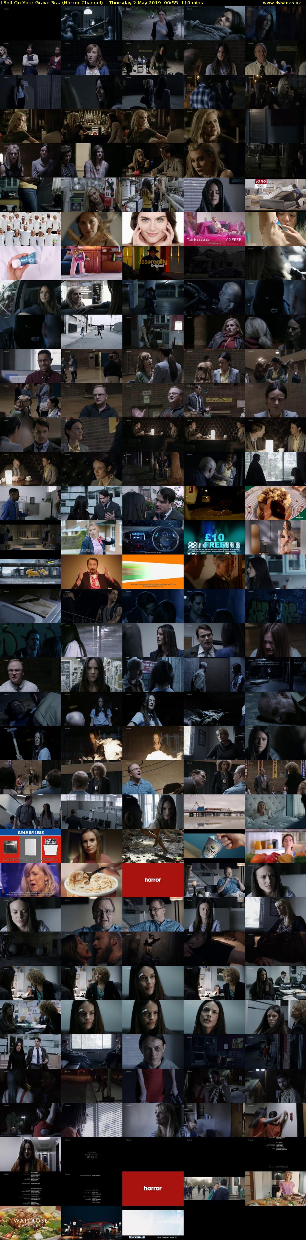 I Spit On Your Grave 3:... (Horror Channel) Thursday 2 May 2019 00:55 - 02:45