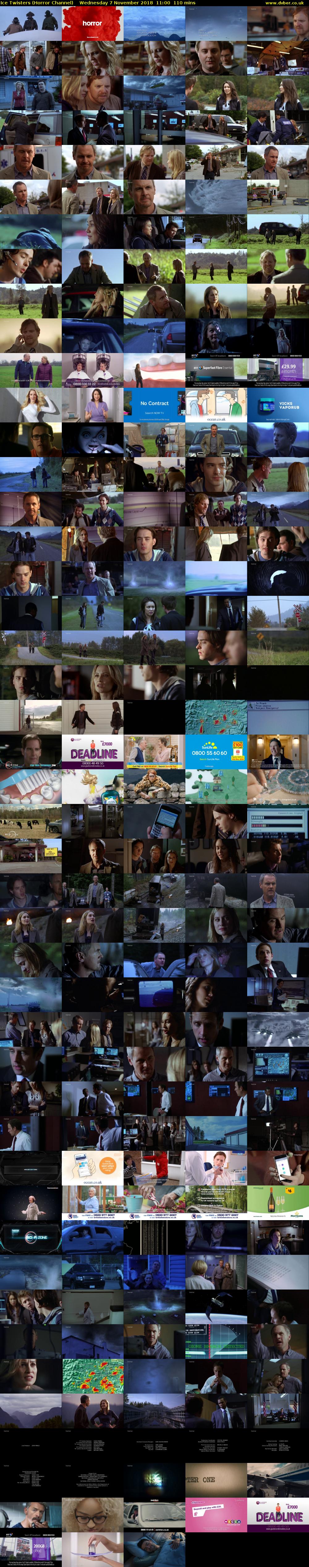 Ice Twisters (Horror Channel) Wednesday 7 November 2018 11:00 - 12:50