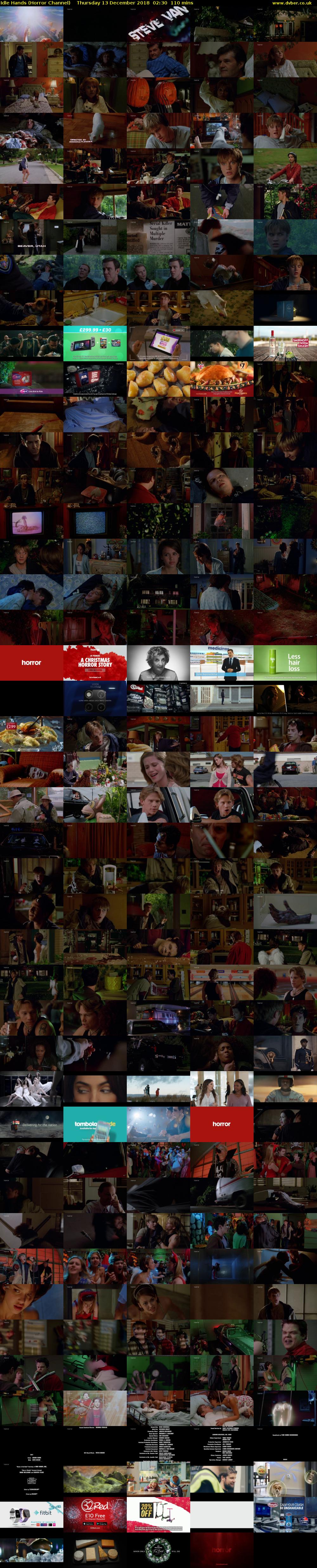 Idle Hands (Horror Channel) Thursday 13 December 2018 02:30 - 04:20