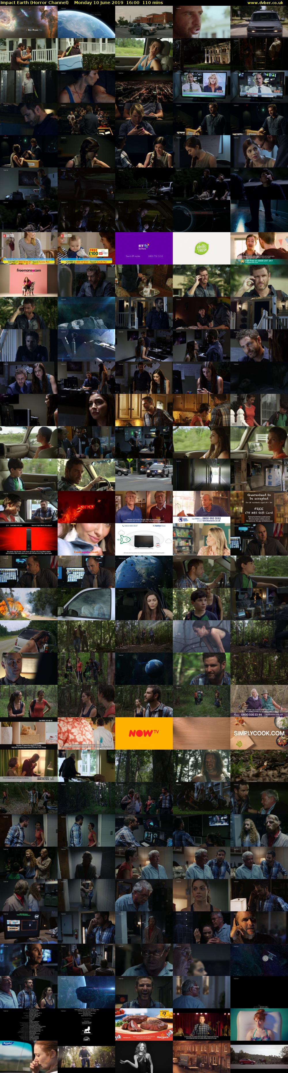 Impact Earth (Horror Channel) Monday 10 June 2019 16:00 - 17:50