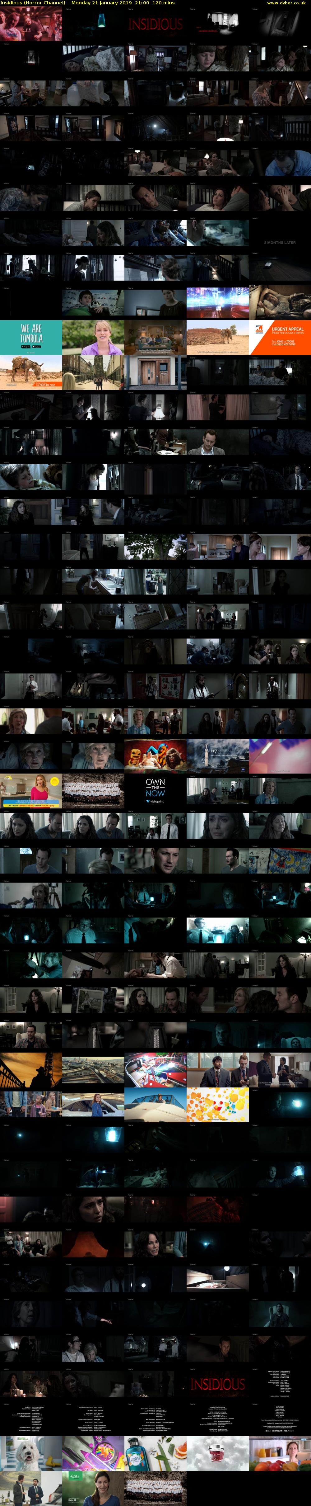 Insidious (Horror Channel) Monday 21 January 2019 21:00 - 23:00