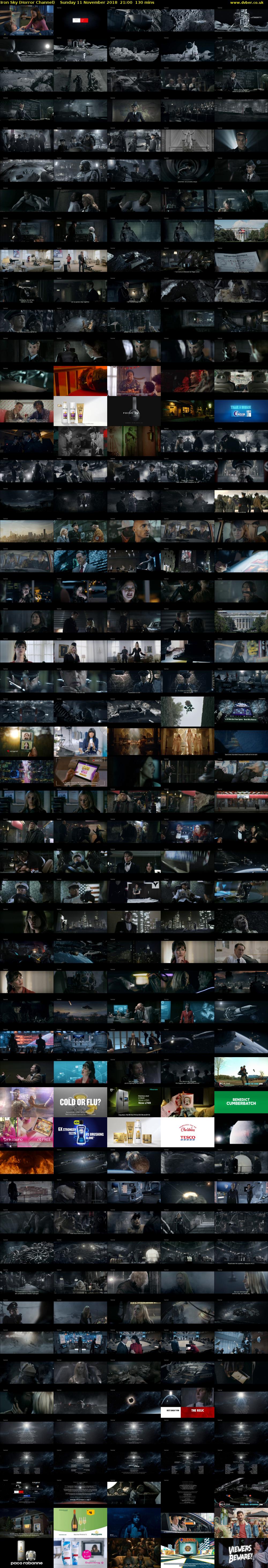 Iron Sky (Horror Channel) Sunday 11 November 2018 21:00 - 23:10