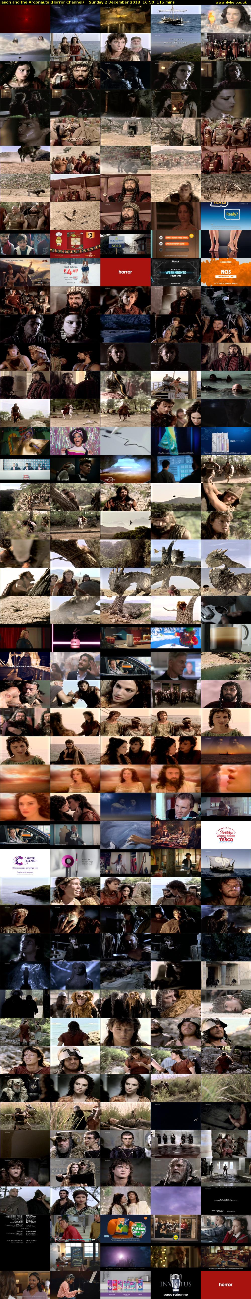 Jason and the Argonauts (Horror Channel) Sunday 2 December 2018 16:50 - 18:45