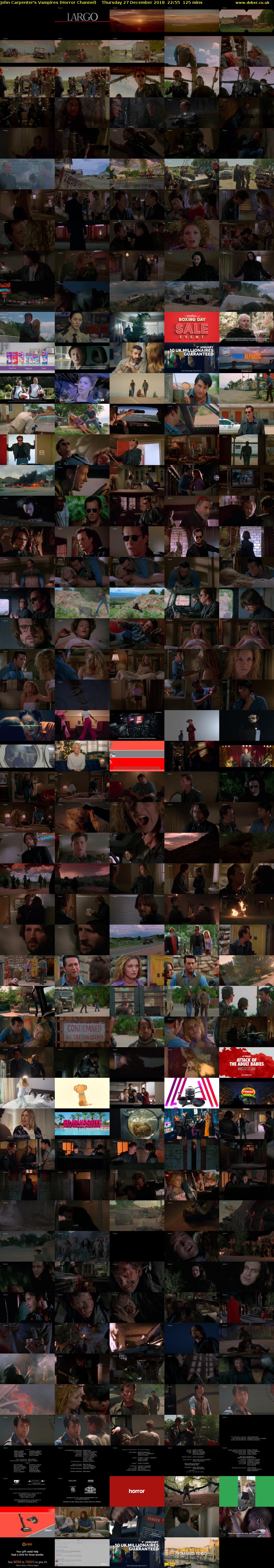 John Carpenter's Vampires (Horror Channel) Thursday 27 December 2018 22:55 - 01:00