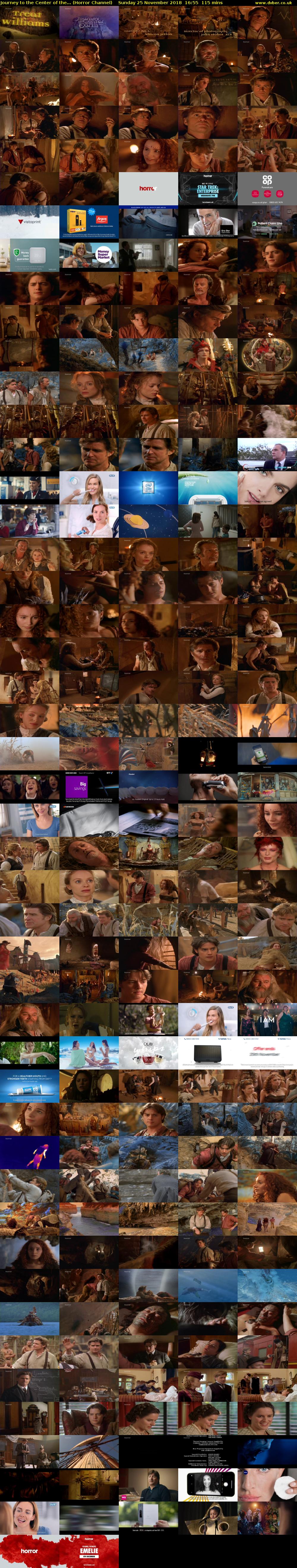 Journey to the Center of the... (Horror Channel) Sunday 25 November 2018 16:55 - 18:50