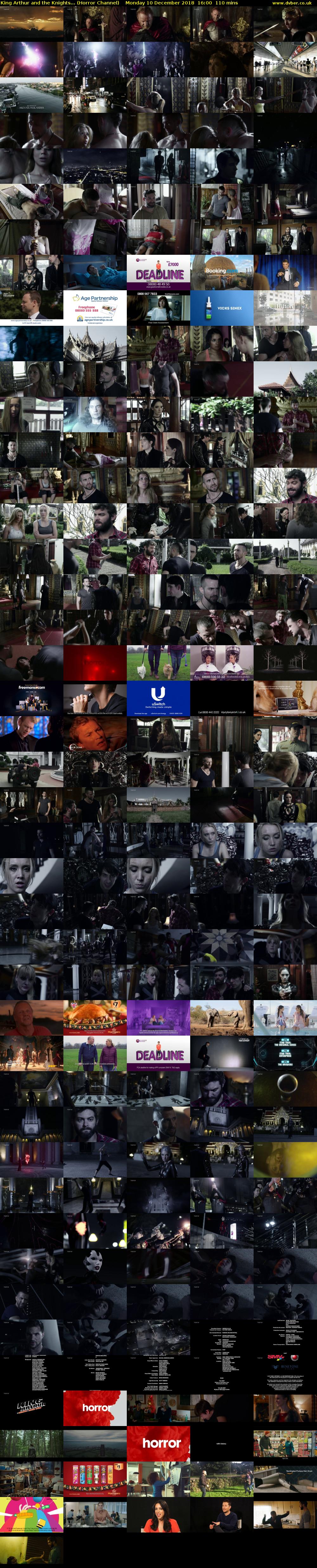 King Arthur and the Knights... (Horror Channel) Monday 10 December 2018 16:00 - 17:50