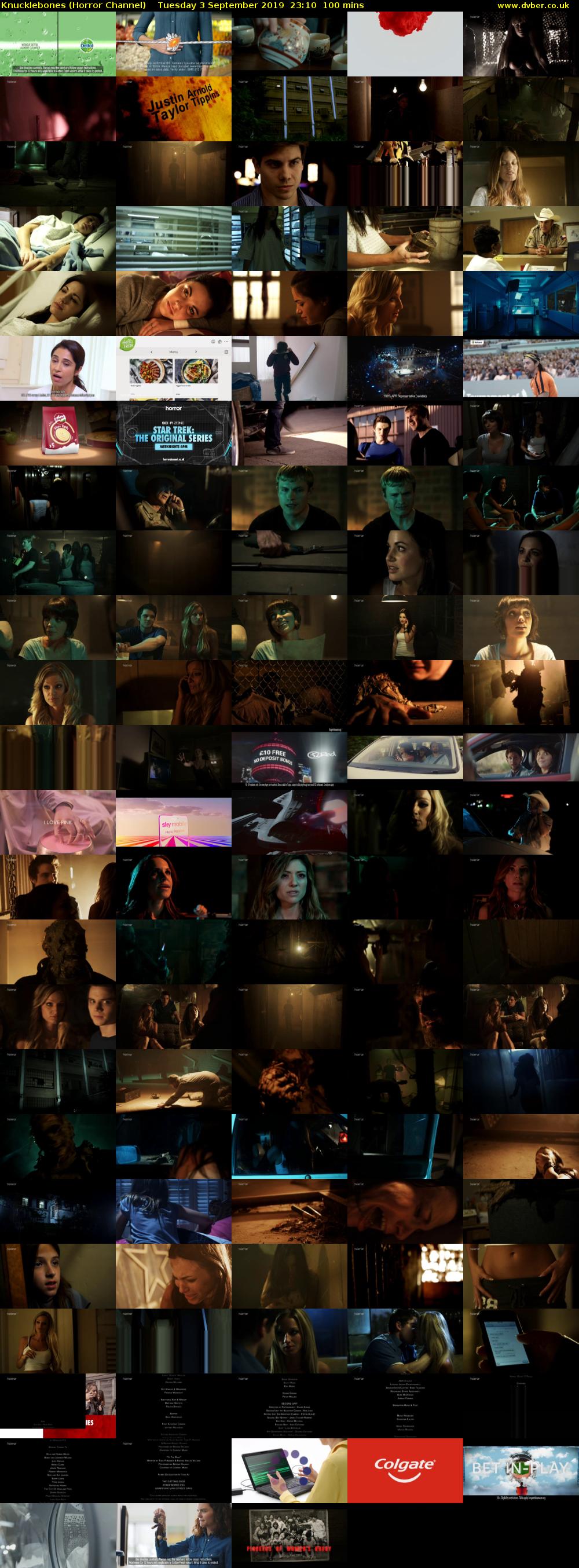 Knucklebones (Horror Channel) Tuesday 3 September 2019 23:10 - 00:50