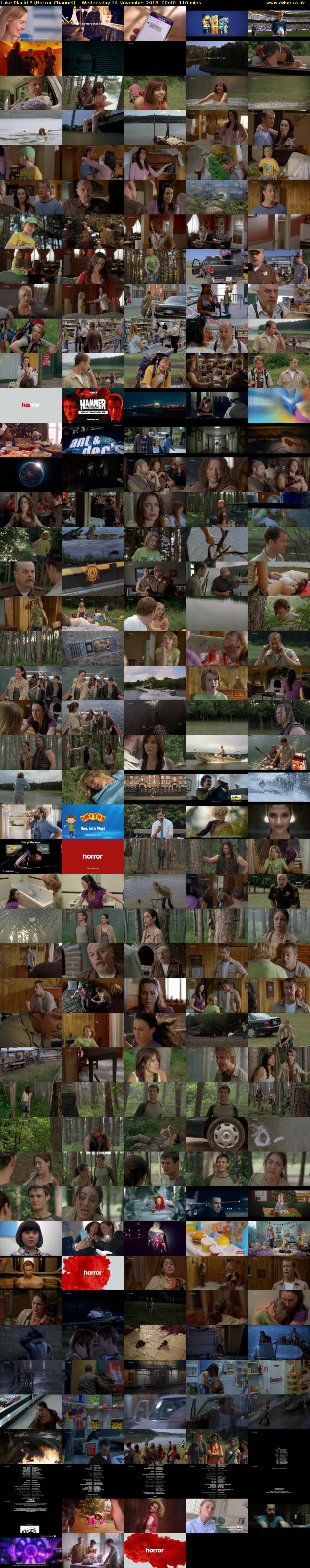 Lake Placid 3 (Horror Channel) Wednesday 14 November 2018 00:40 - 02:30