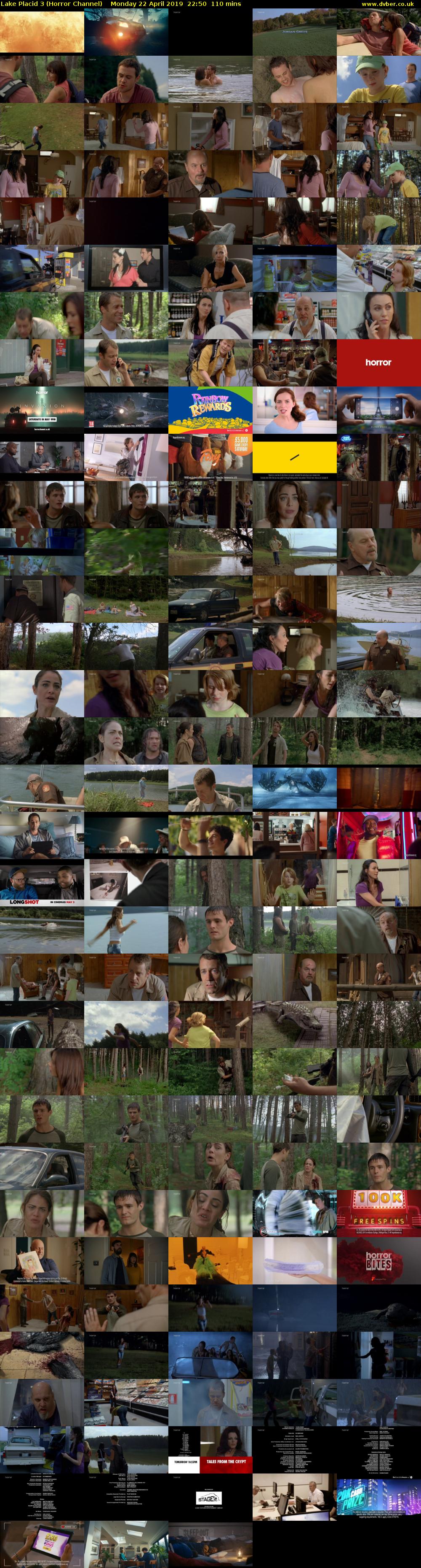 Lake Placid 3 (Horror Channel) Monday 22 April 2019 22:50 - 00:40