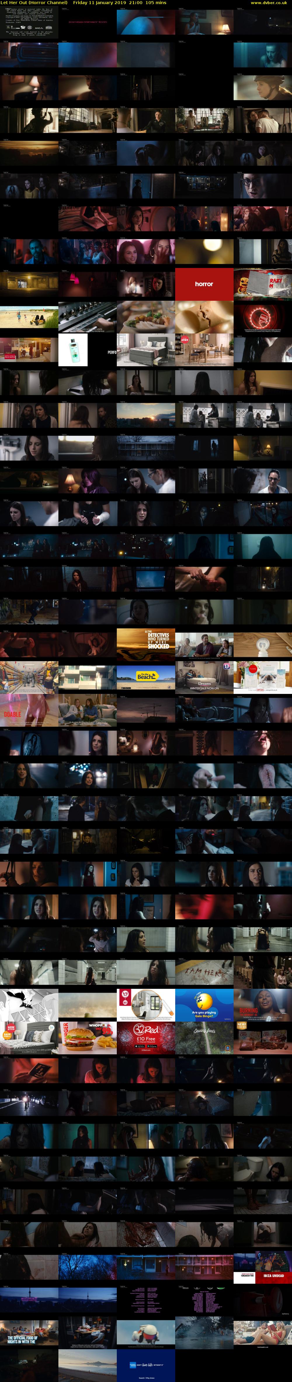 Let Her Out (Horror Channel) Friday 11 January 2019 21:00 - 22:45