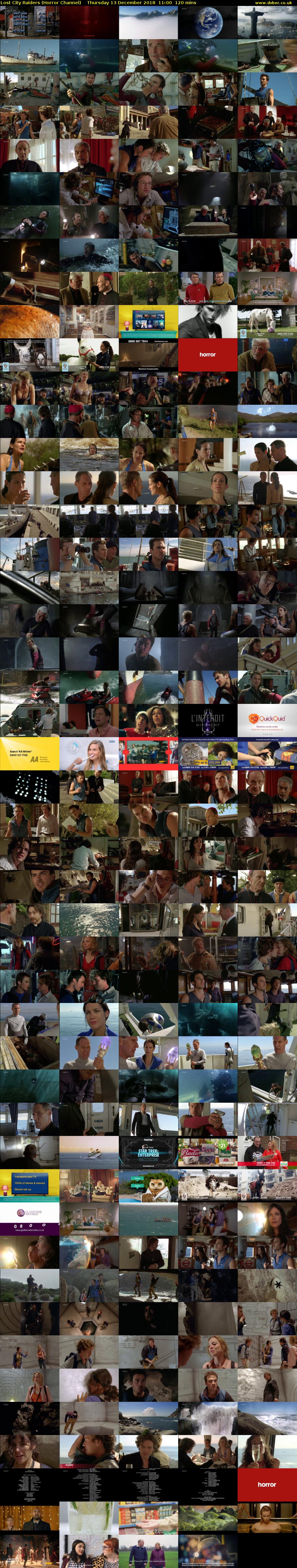 Lost City Raiders (Horror Channel) Thursday 13 December 2018 11:00 - 13:00