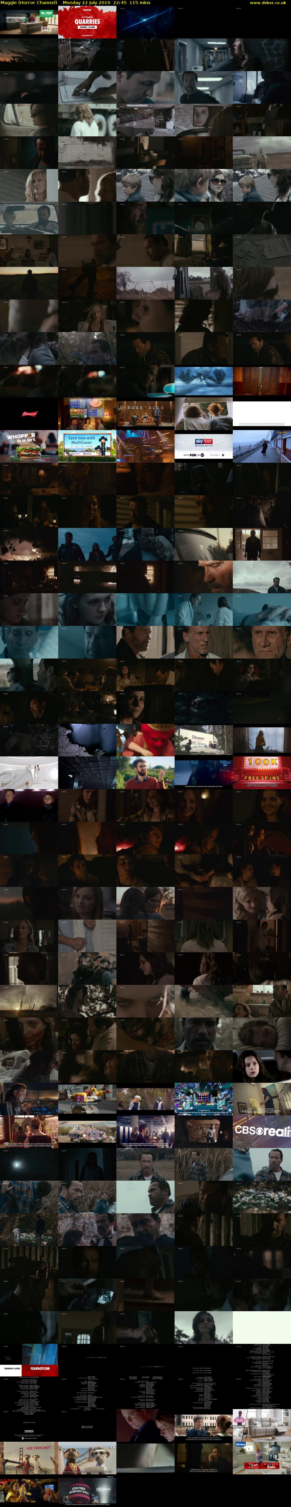 Maggie (Horror Channel) Monday 22 July 2019 22:45 - 00:40