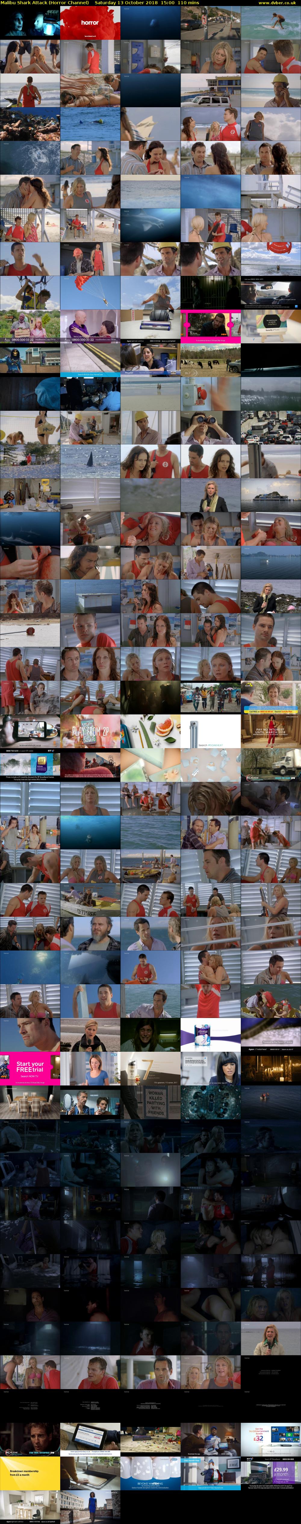 Malibu Shark Attack (Horror Channel) Saturday 13 October 2018 15:00 - 16:50