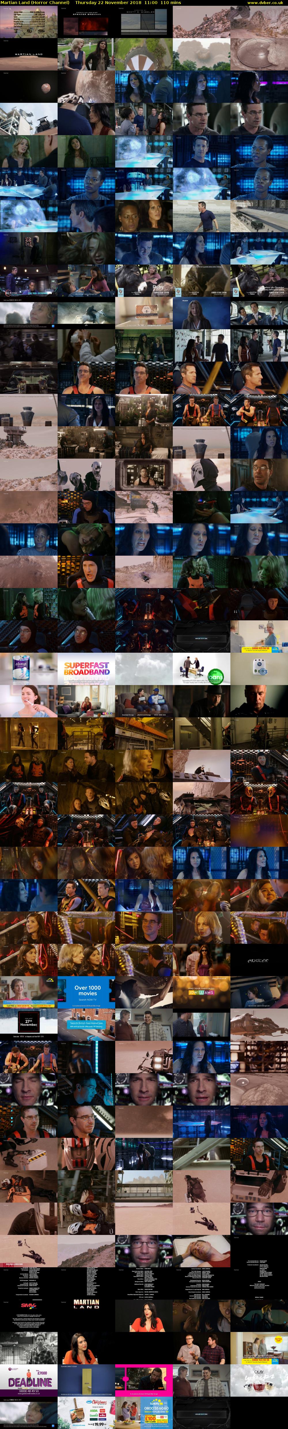 Martian Land (Horror Channel) Thursday 22 November 2018 11:00 - 12:50