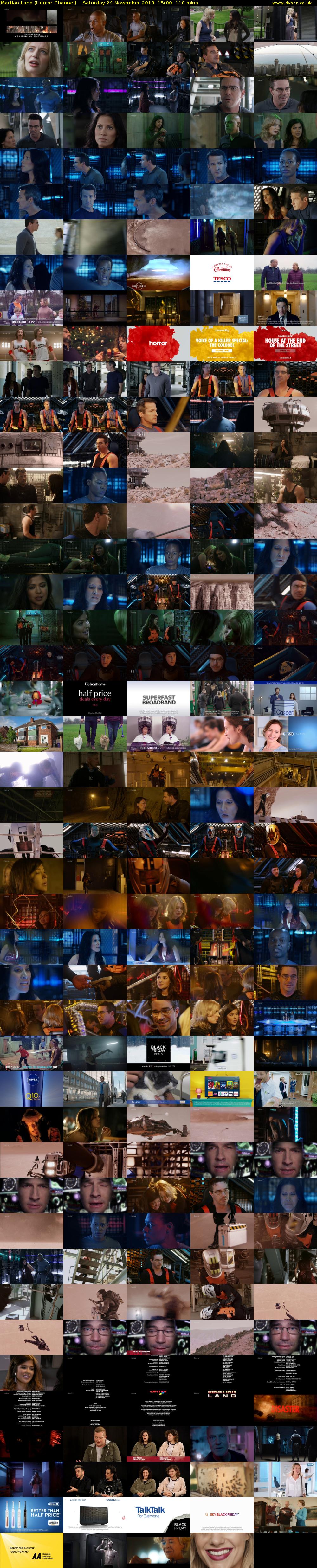 Martian Land (Horror Channel) Saturday 24 November 2018 15:00 - 16:50