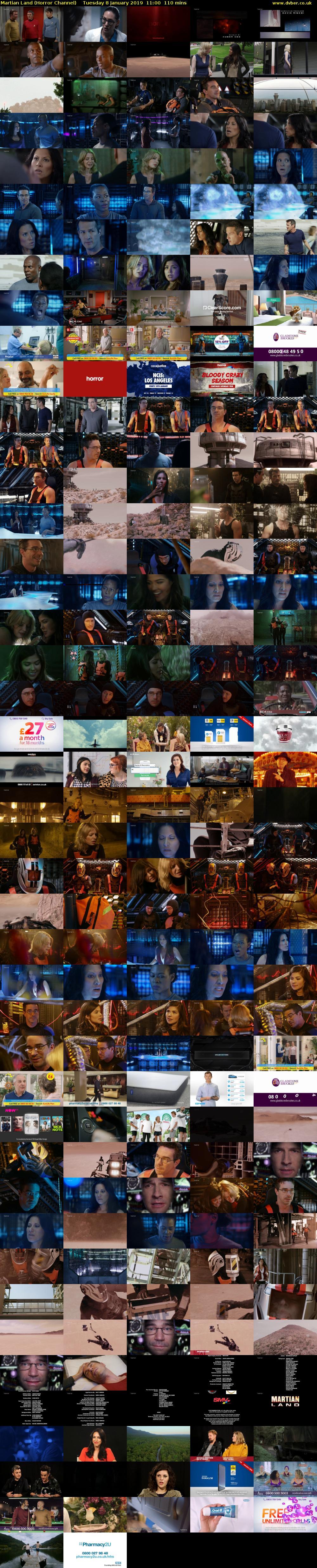 Martian Land (Horror Channel) Tuesday 8 January 2019 11:00 - 12:50