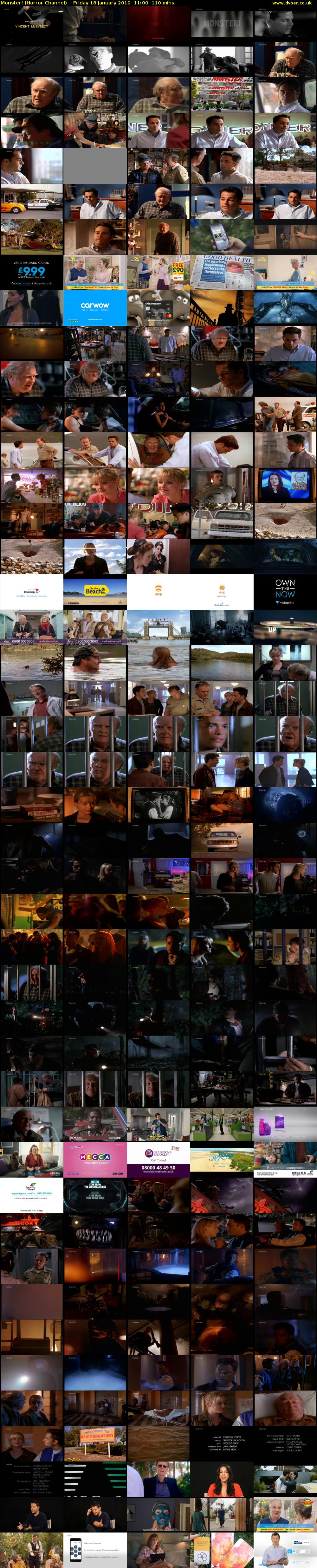 Monster! (Horror Channel) Friday 18 January 2019 11:00 - 12:50