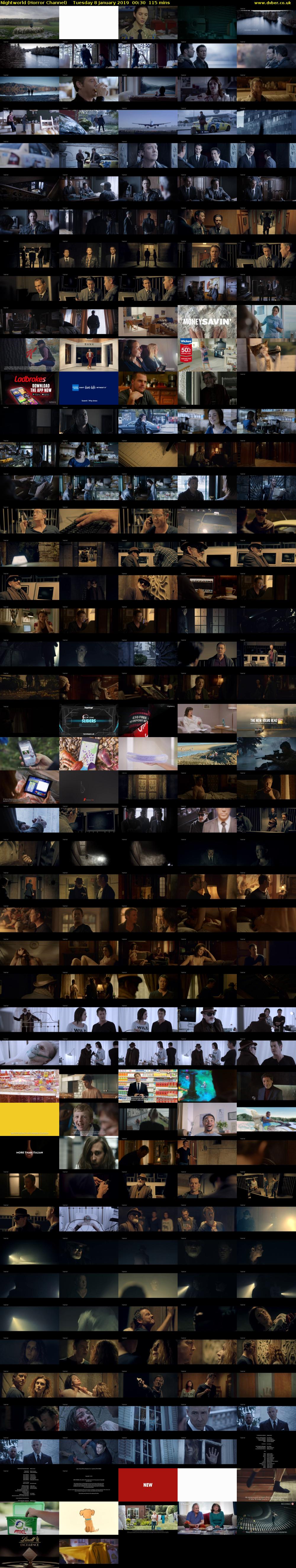 Nightworld (Horror Channel) Tuesday 8 January 2019 00:30 - 02:25