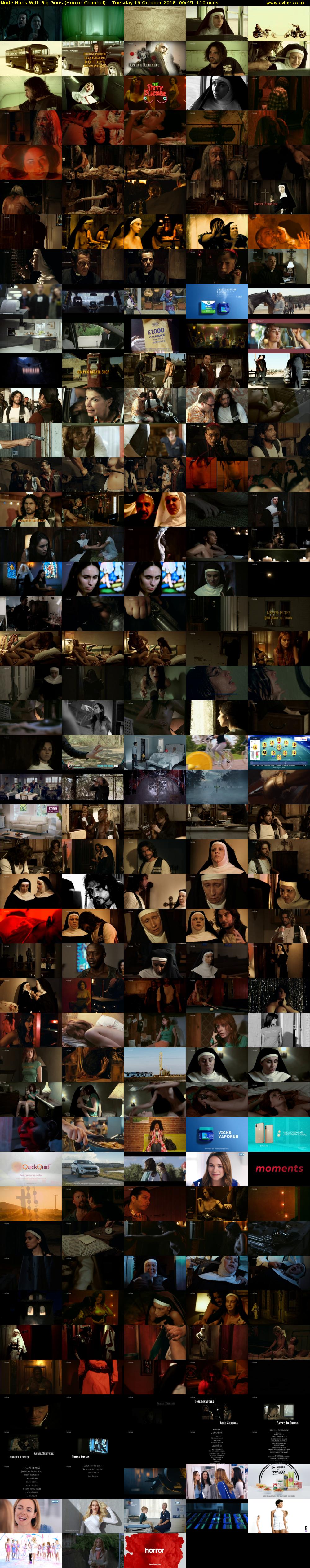Nude Nuns With Big Guns (Horror Channel) Tuesday 16 October 2018 00:45 - 02:35