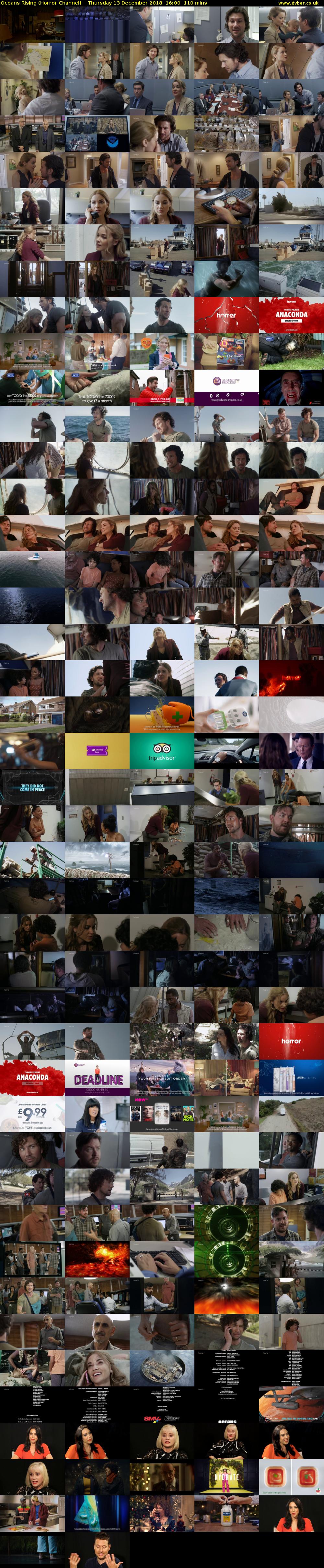 Oceans Rising (Horror Channel) Thursday 13 December 2018 16:00 - 17:50