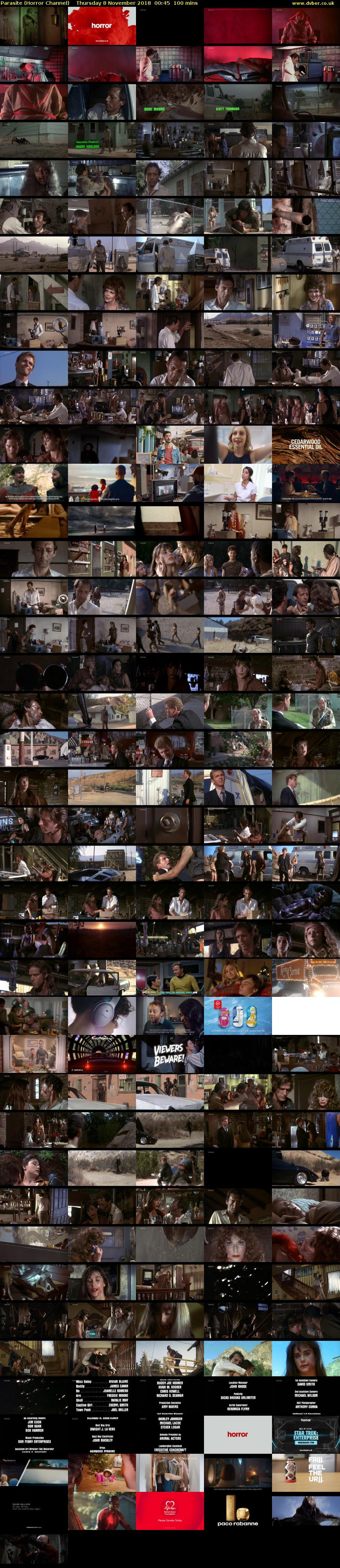 Parasite (Horror Channel) Thursday 8 November 2018 00:45 - 02:25