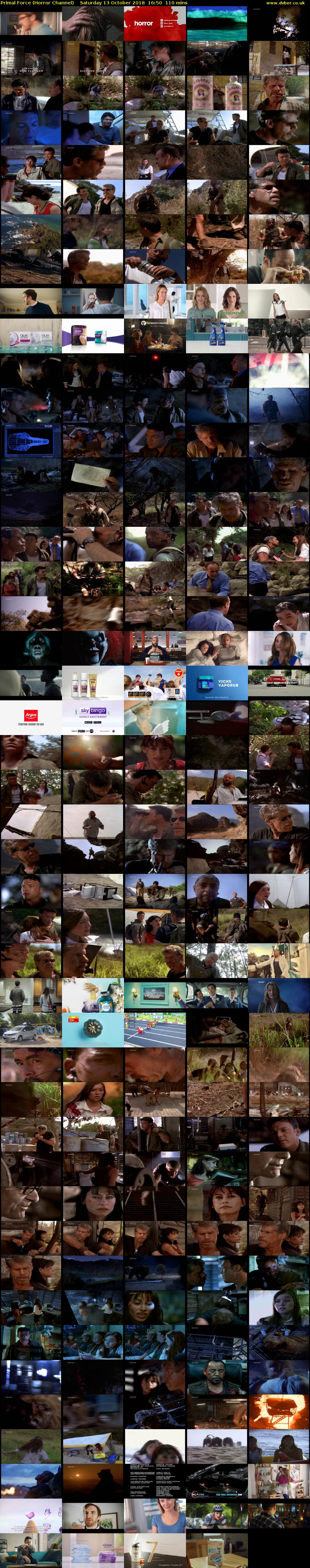 Primal Force (Horror Channel) Saturday 13 October 2018 16:50 - 18:40