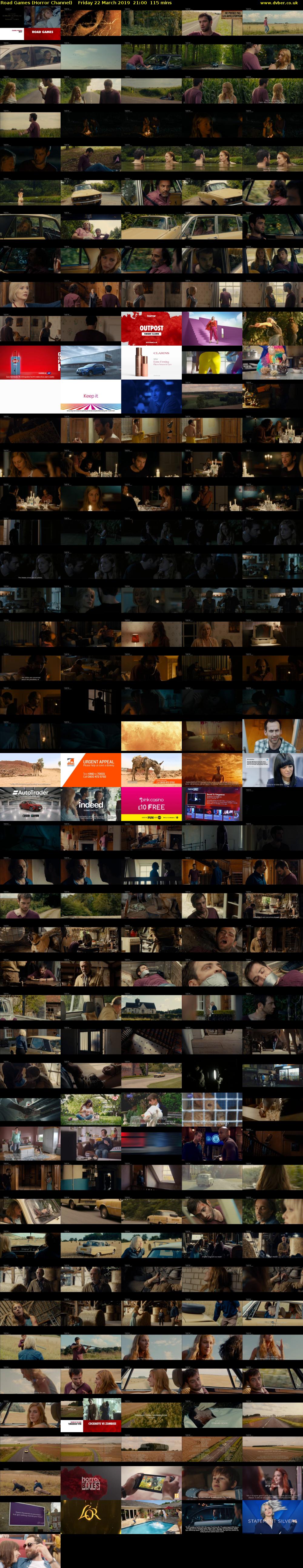 Road Games (Horror Channel) Friday 22 March 2019 21:00 - 22:55