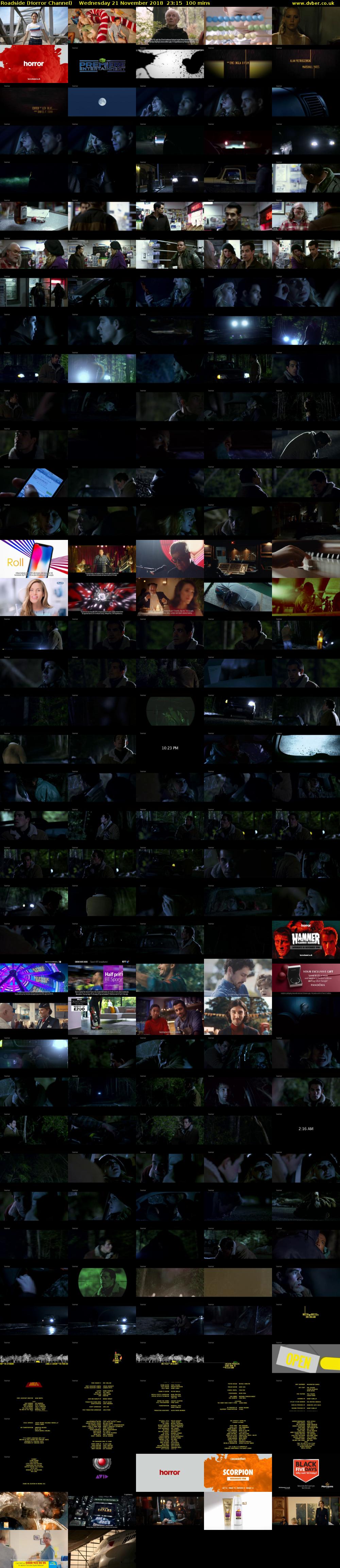 Roadside (Horror Channel) Wednesday 21 November 2018 23:15 - 00:55