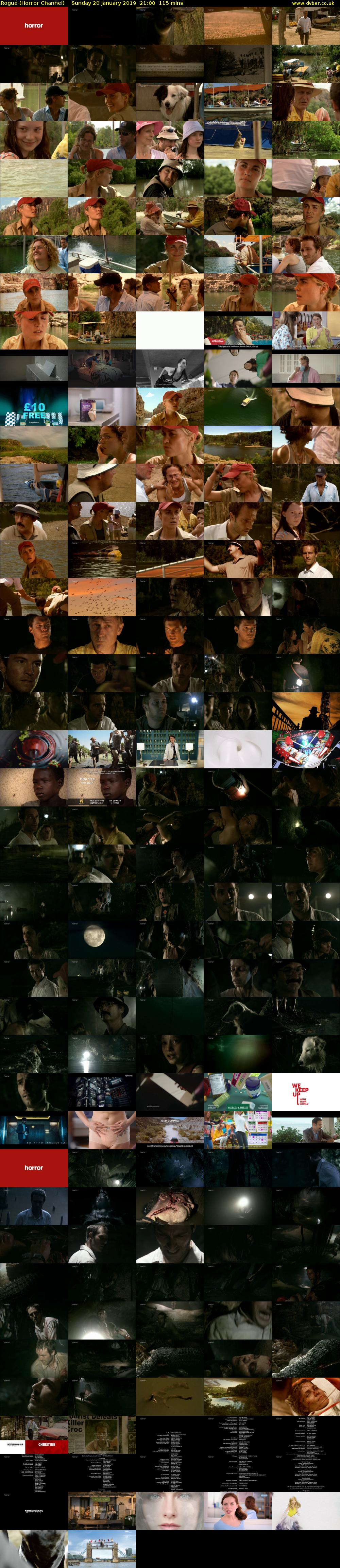 Rogue (Horror Channel) Sunday 20 January 2019 21:00 - 22:55