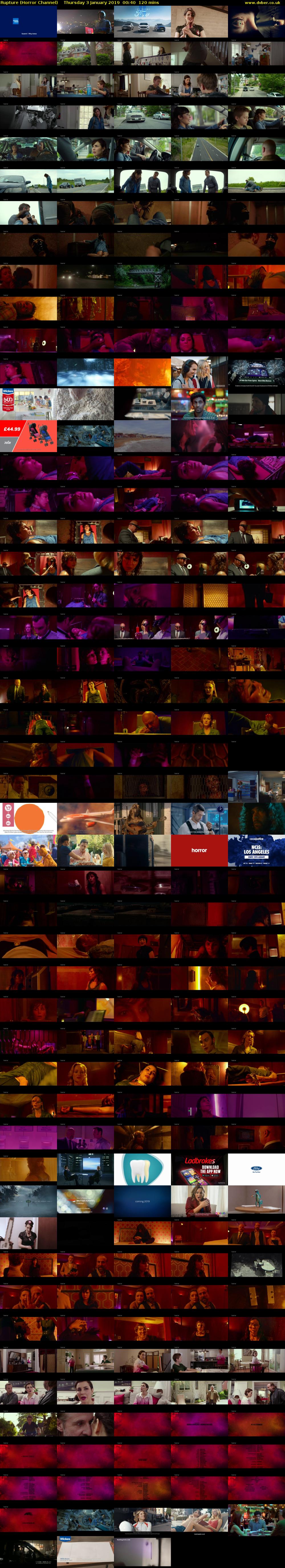 Rupture (Horror Channel) Thursday 3 January 2019 00:40 - 02:40