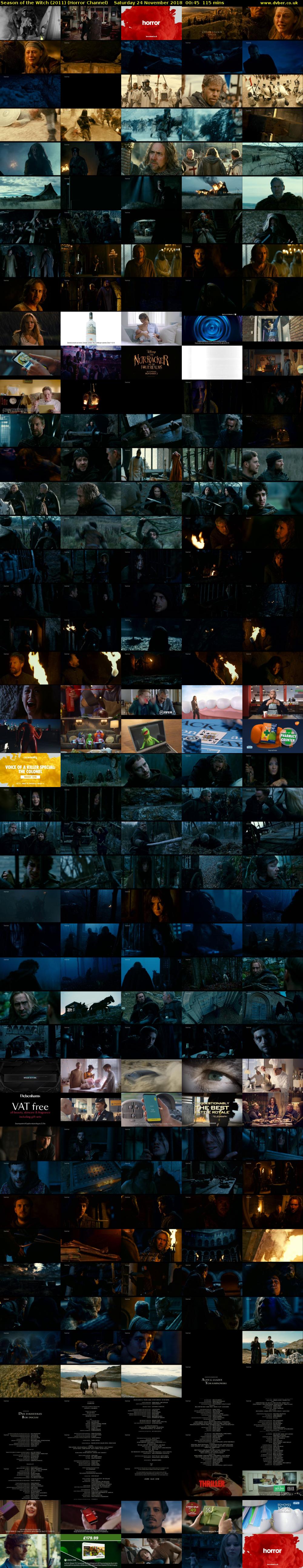 Season of the Witch (2011) (Horror Channel) Saturday 24 November 2018 00:45 - 02:40