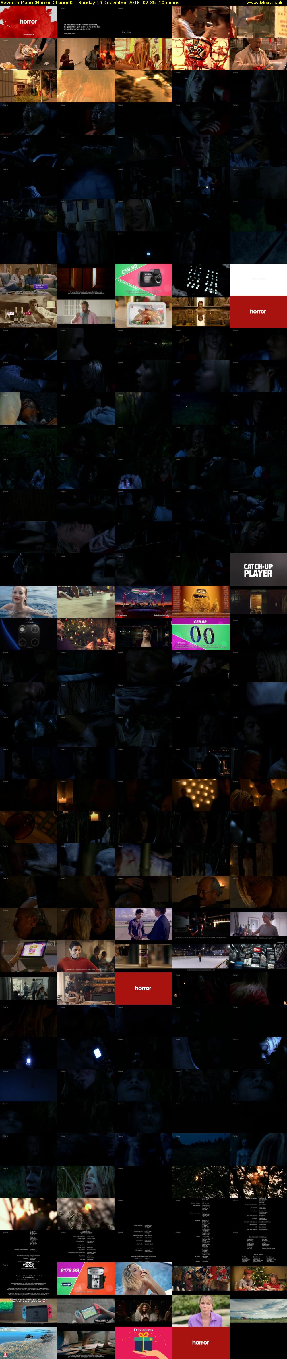 Seventh Moon (Horror Channel) Sunday 16 December 2018 02:35 - 04:20