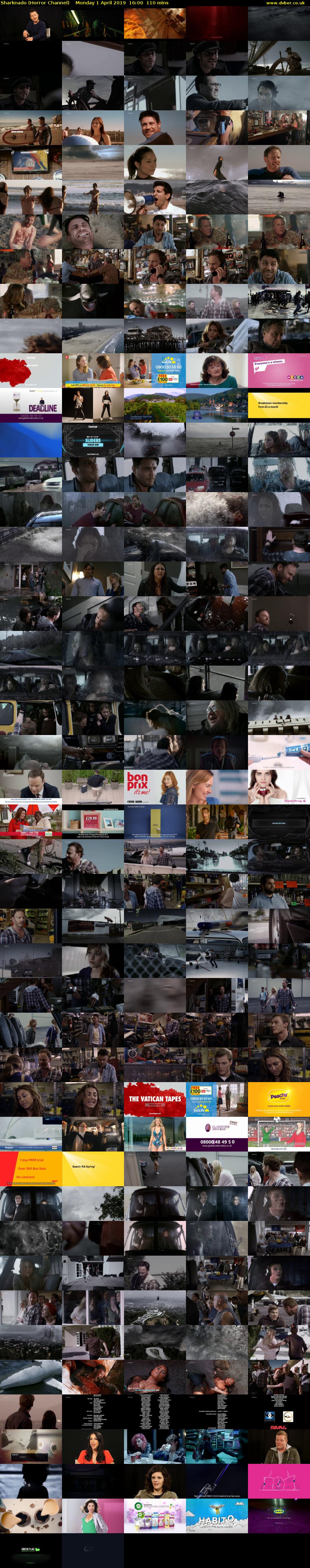 Sharknado (Horror Channel) Monday 1 April 2019 16:00 - 17:50