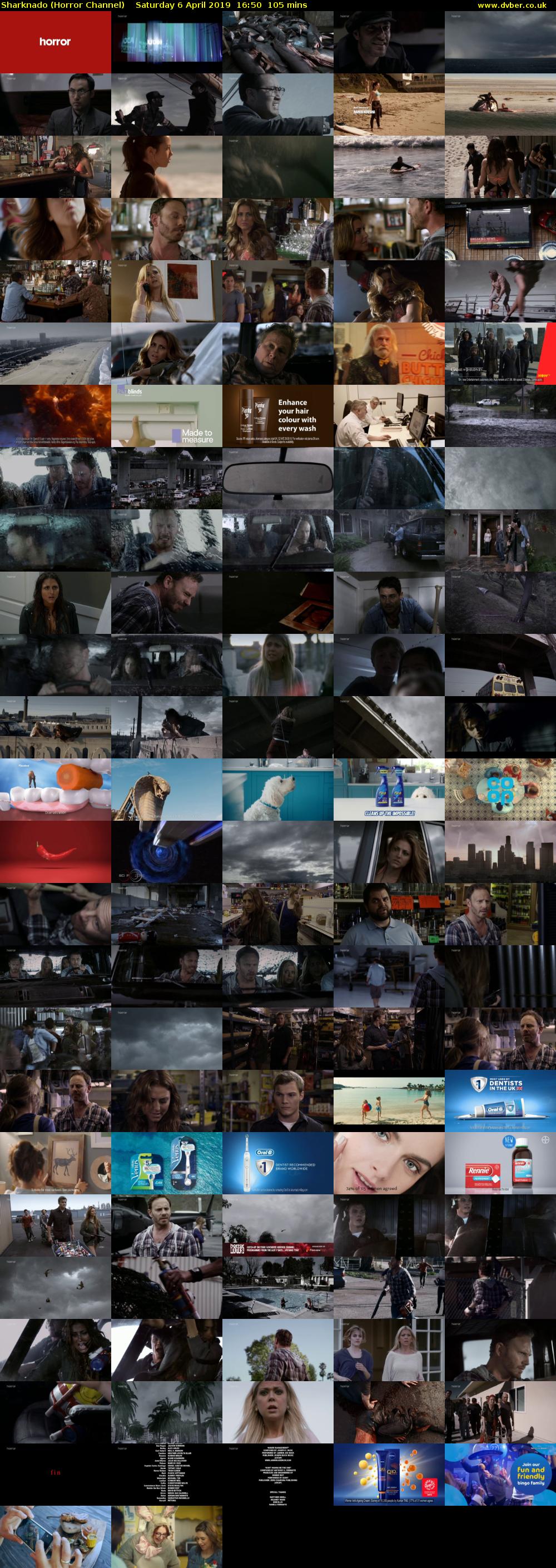 Sharknado (Horror Channel) Saturday 6 April 2019 16:50 - 18:35