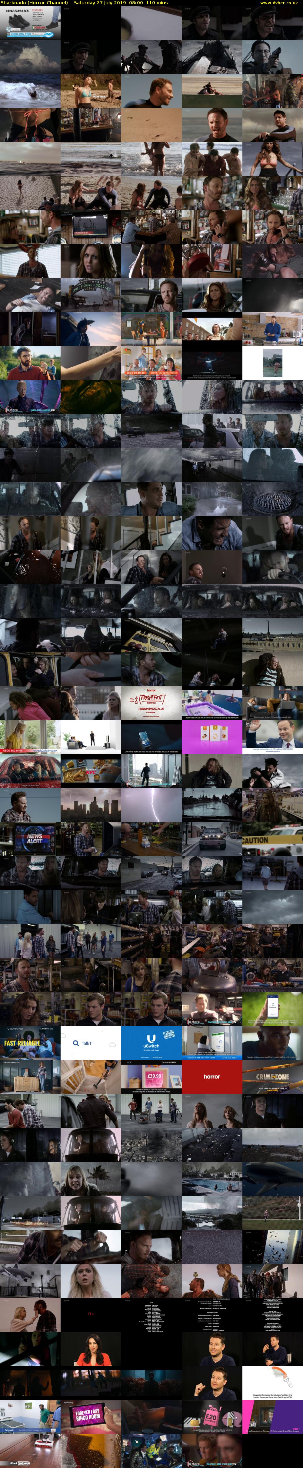 Sharknado (Horror Channel) Saturday 27 July 2019 08:00 - 09:50
